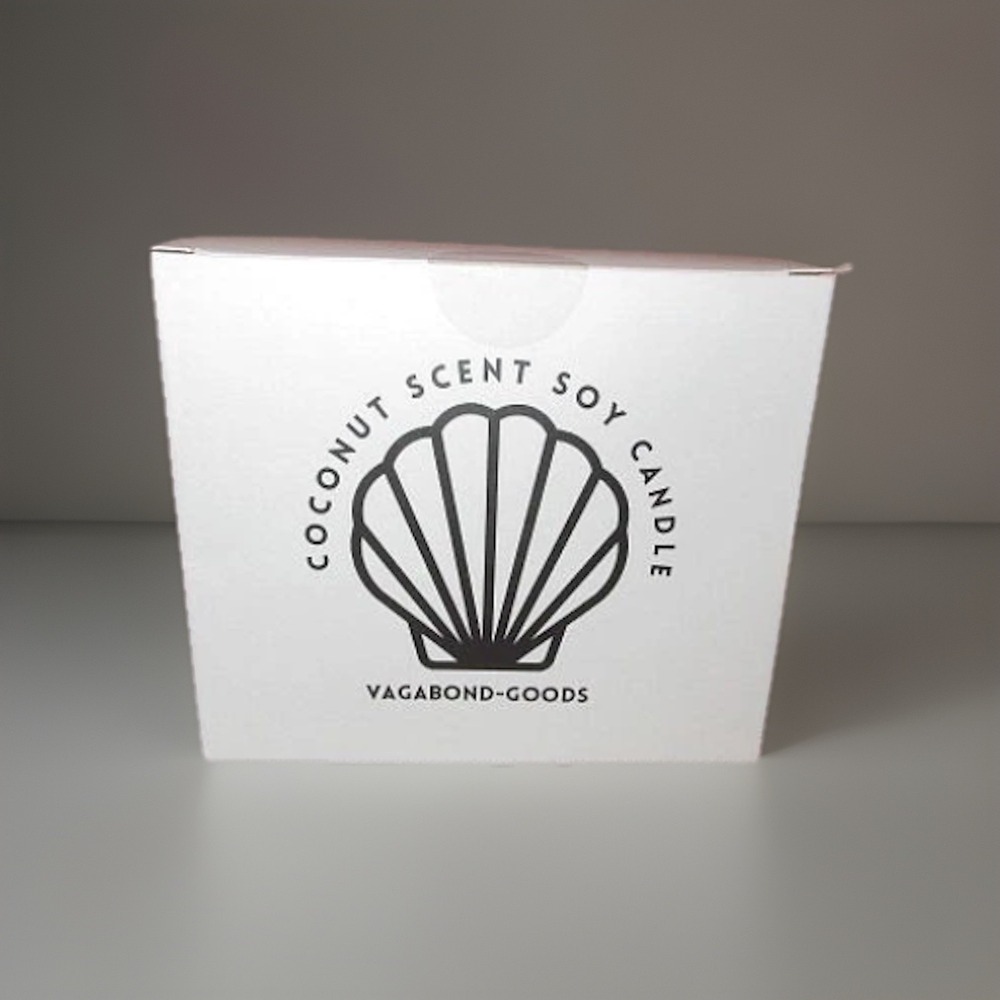 Coconut Sea Shell Soy Candle Island Time Vagabond Goods Venice Beach Vibe Decor